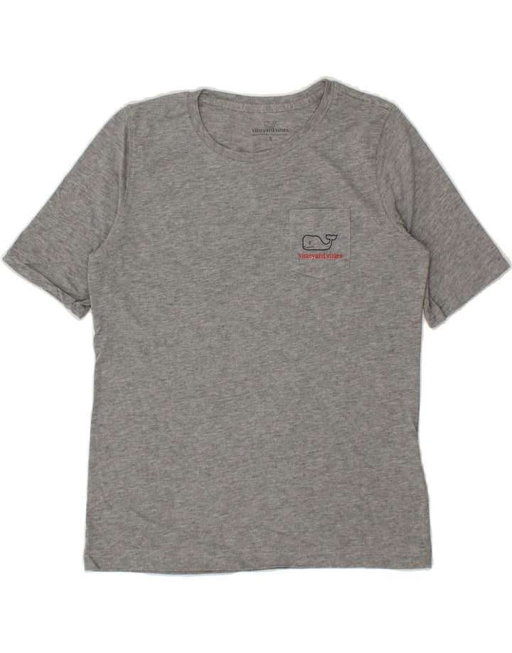 VINEYARD VINES Mens Graphic T-Shirt Top Small Grey Cotton Vintage Vineyard Vines and Second-Hand Vineyard Vines from Messina Hembry 