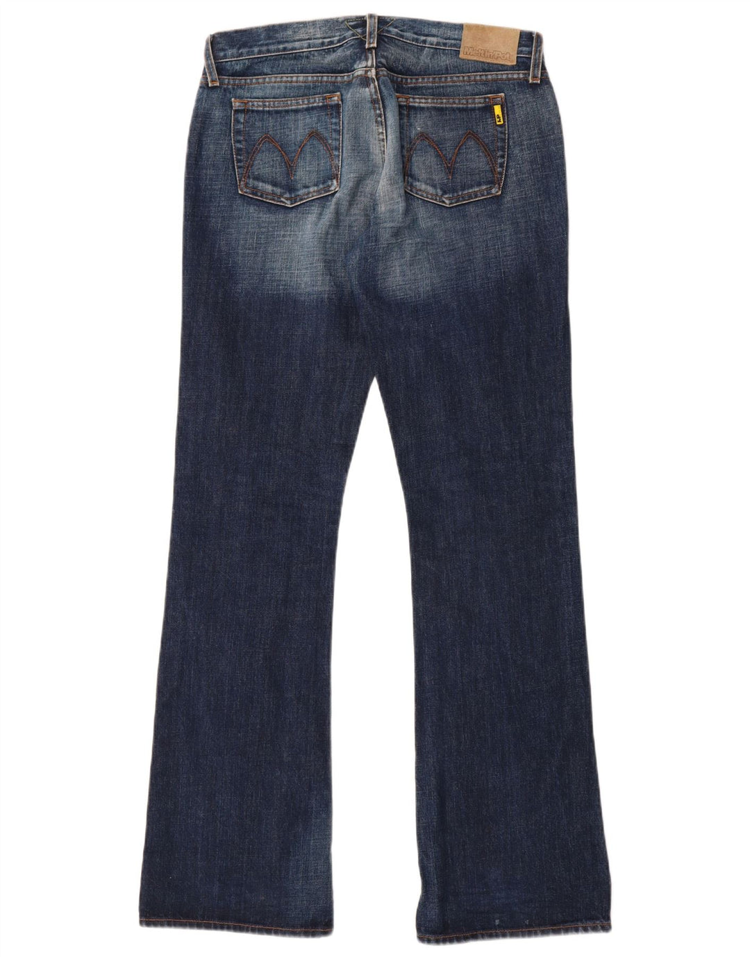 Meltin' Pot Womens Bootcut Jeans W30 L34 Blue Cotton