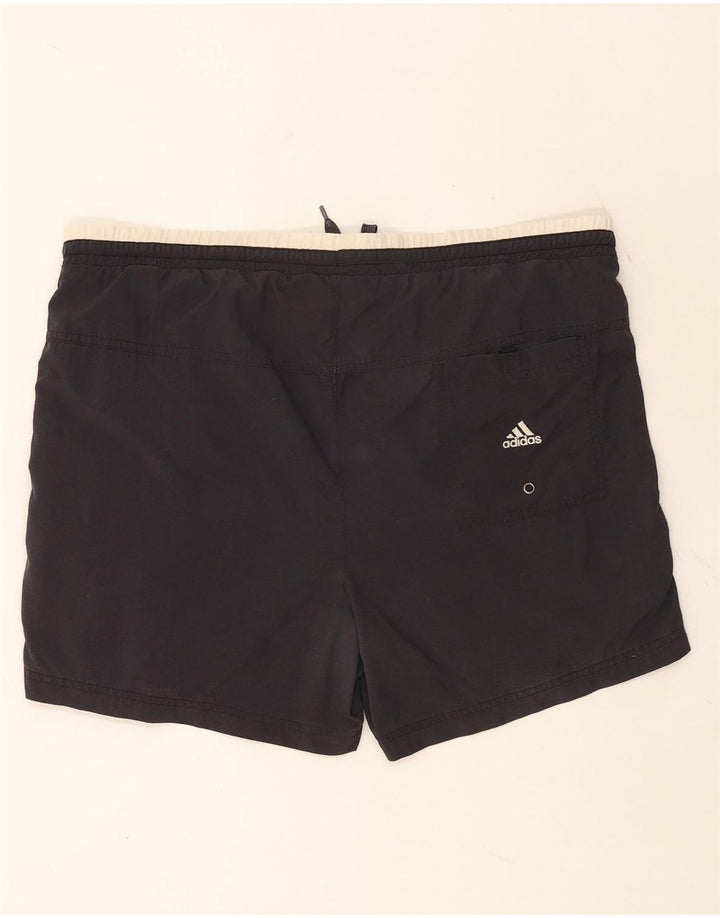 Adidas Badeshorts til mænd mellem sort polyester