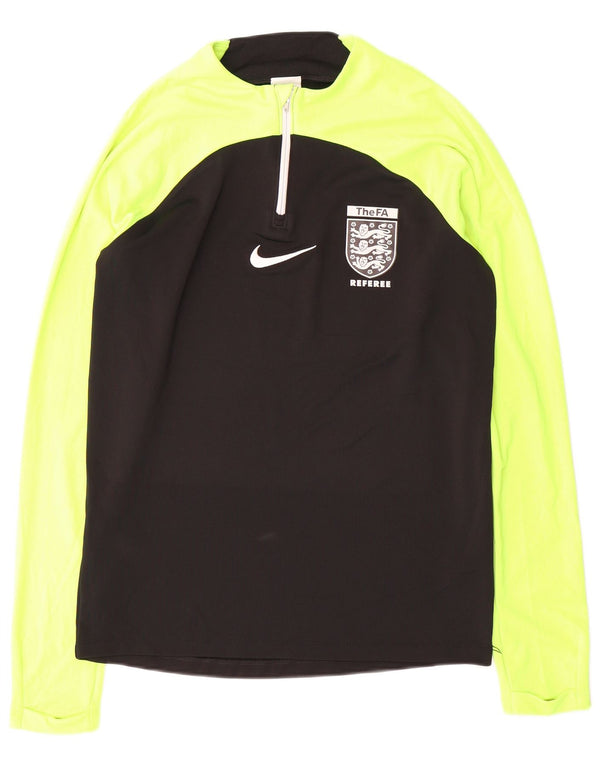 Nike Mens The FA Referee Graphic Top Long Small Black Colourblock
