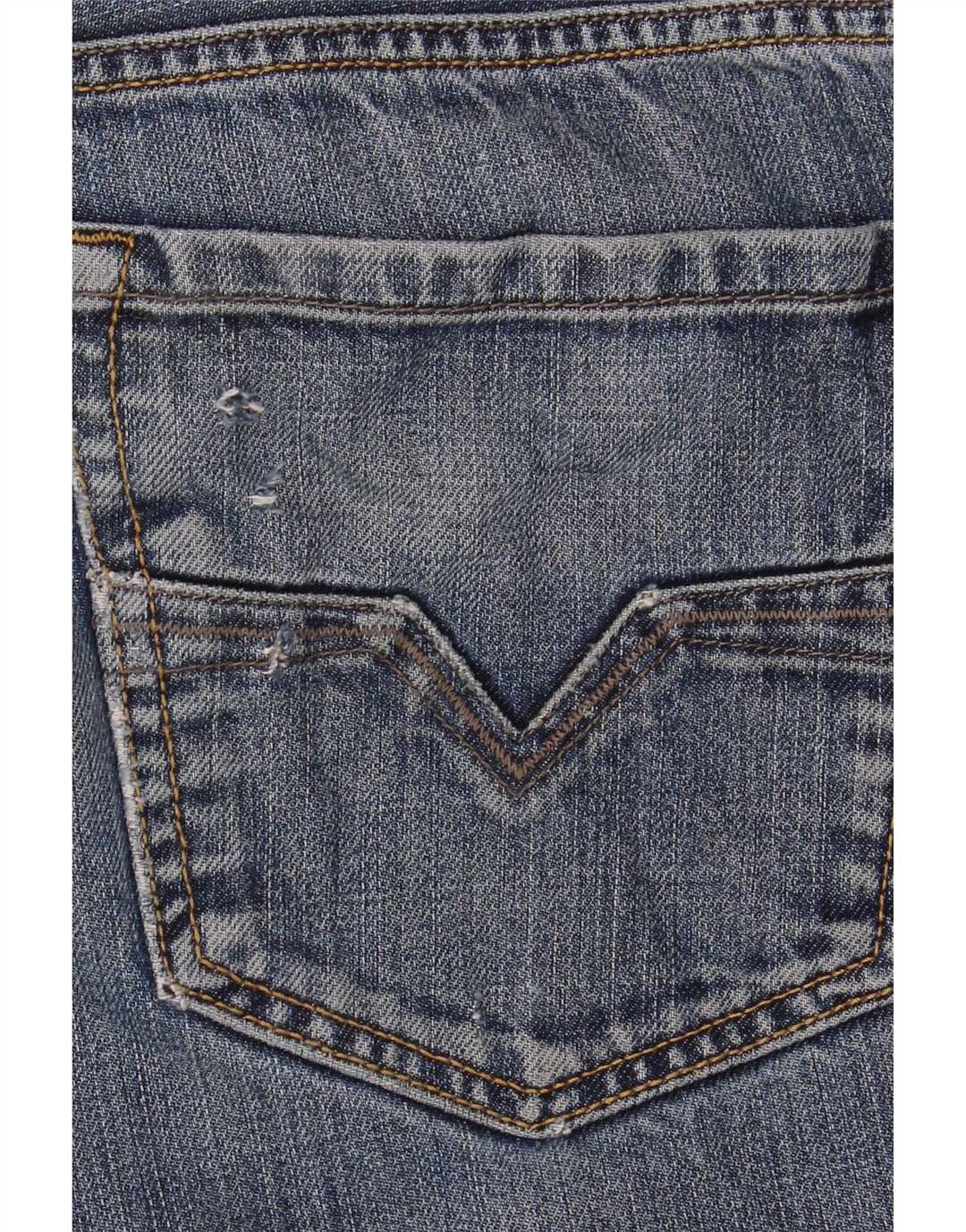 Diesel Mens Denim Shorts W34 Large Blue Cotton