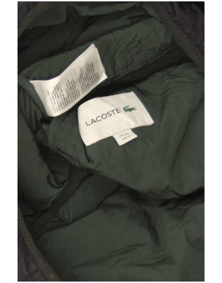 Lacoste Herren-Jacke mit Kapuze, gepolstert, Größe 50, Mittel, Marineblau, Polyamid