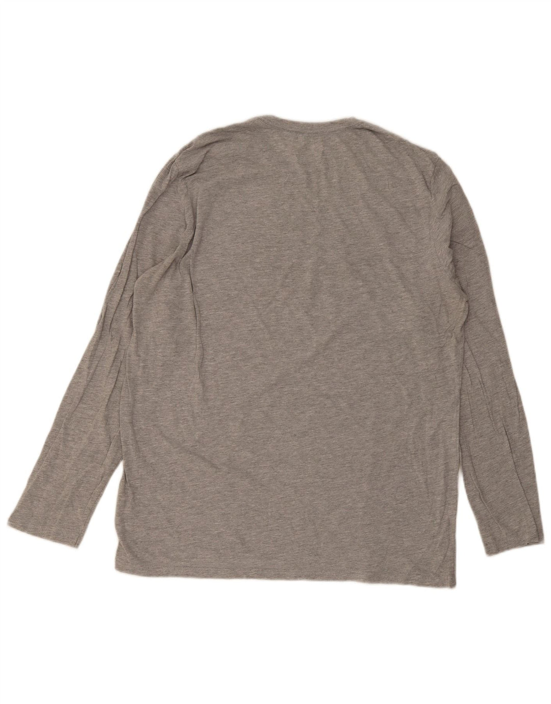 Oakley Mens Regular Fit Graphic Top Long Sleeve XL Grey Cotton