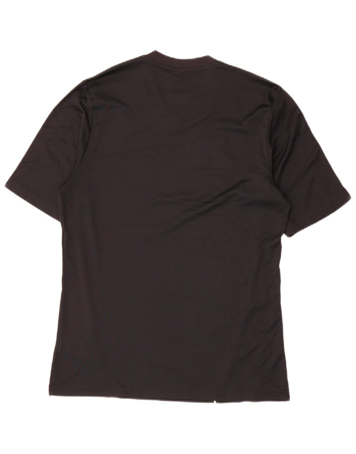 Adidas Mens Climalite T-Shirt Top Medium Black Polyester