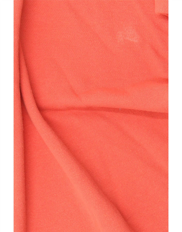 Superdry Mens Polo Shirt XL Orange Cotton
