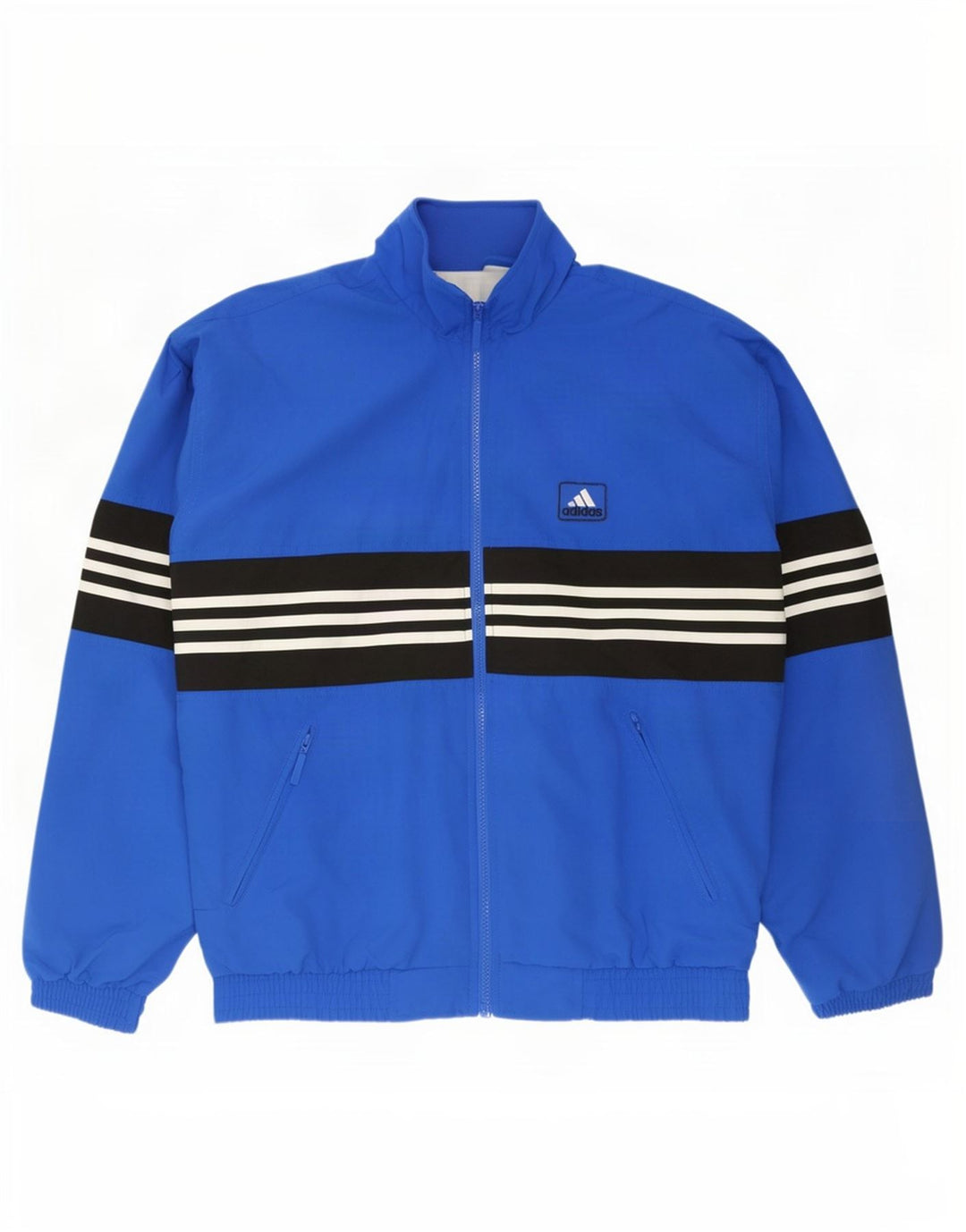 Adidas - Chaqueta de chándal para hombre, talla 36/38, color azul pequeño