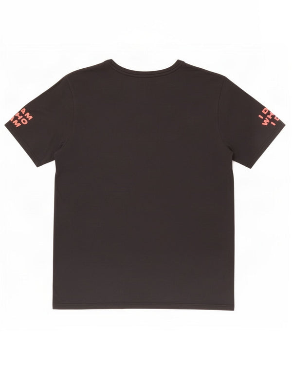 Nike Mens Dri Fit Graphic T-Shirt Top Medium Black