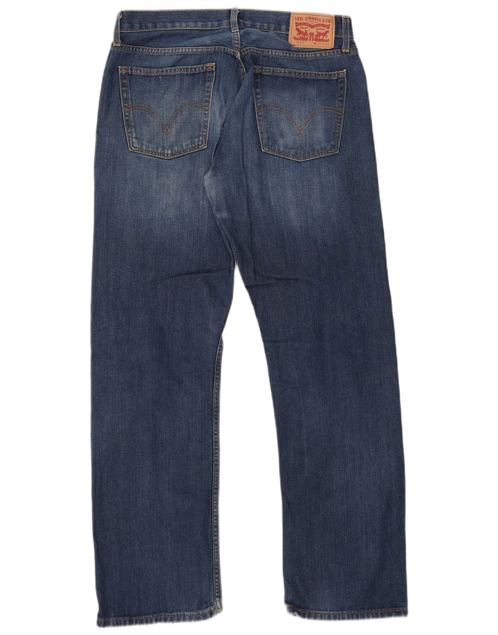 Levi's Mens 514 Straight Jeans W36 L34 Blue Cotton