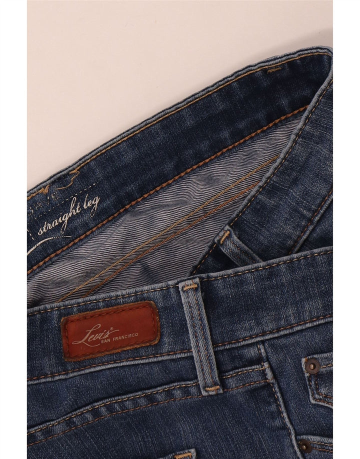 LEVI'S Womens Straight Jeans W32 L31 Blue