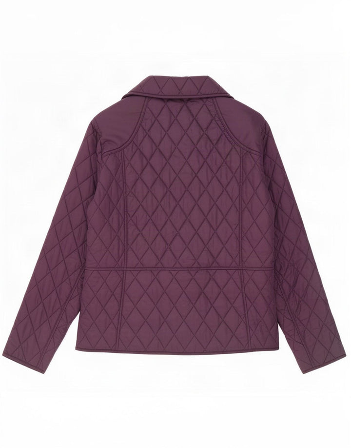 Chaqueta acolchada para mujer Barbour UK 46 Large Purple Polyamide