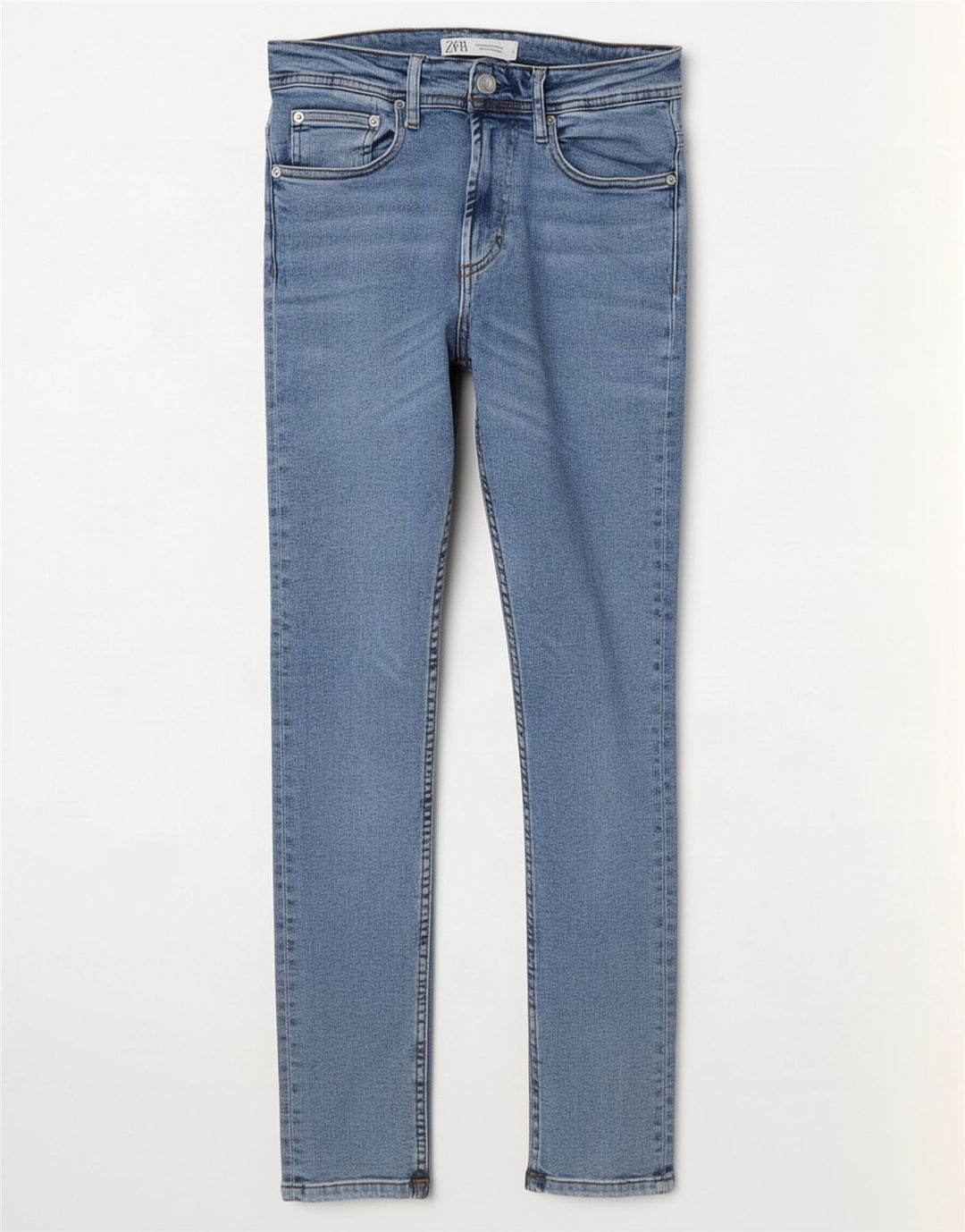 Jeans slim da uomo Zara EU 36 XS W29 L30 Blu