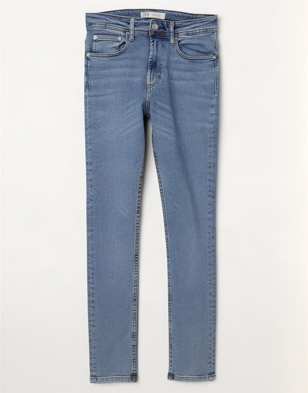 Blugi slim pentru bărbați Zara EU 36 XS W29 L30 Albastru