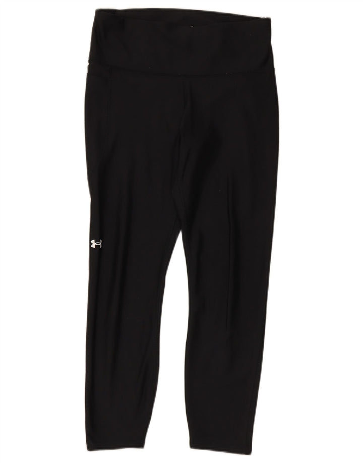 Under Armour Womens Heat Gear Leggings UK 12 Medium  Black