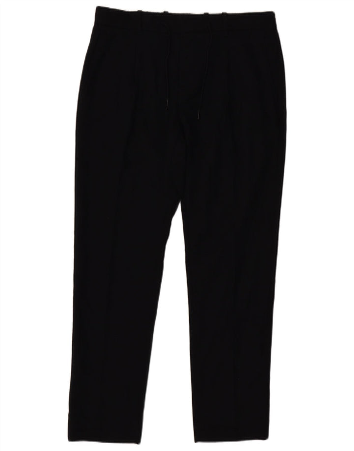 SCOTCH & SODA Mens Slim Casual Trousers W31 L29  Black Polyester