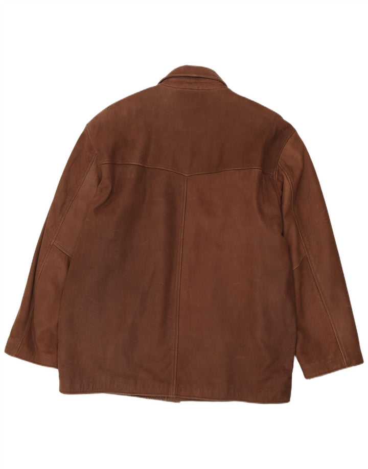 Geacă de piele Vinci pentru bărbați IT 56/58 XL maro