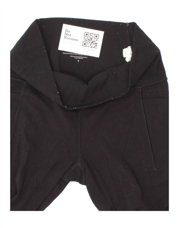 ATHLETA Womens Capri Leggings UK 10 Small Black Nylon Vintage Athleta and Second-Hand Athleta from Messina Hembry 