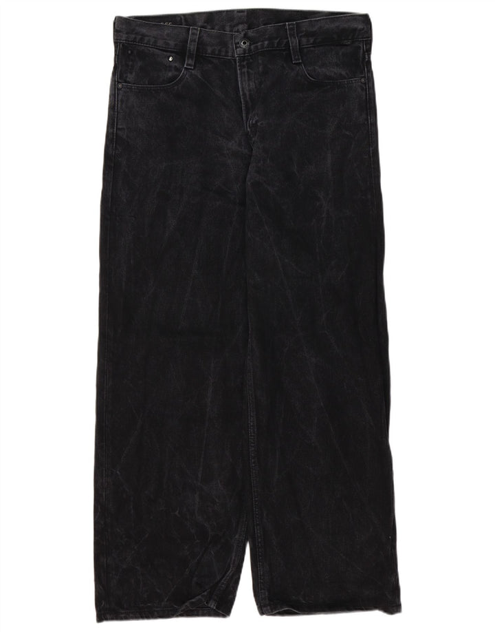 G-Star Womens Loose Jeans W32 L28 Black Cotton