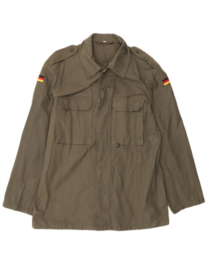 Vintage Mens Military Jacket UK 42 XL Khaki