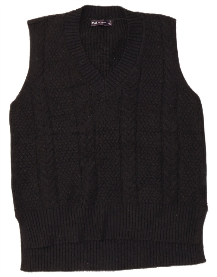 Marks & Spencer Herrevest Tank Top Medium Navy Blue Polyester