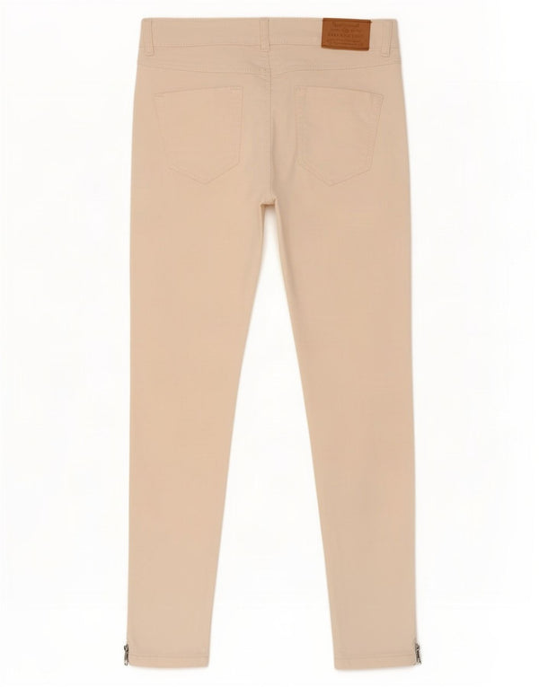 Zara Damen Skinny Jeans EU 38 Small W30 L29 Beige