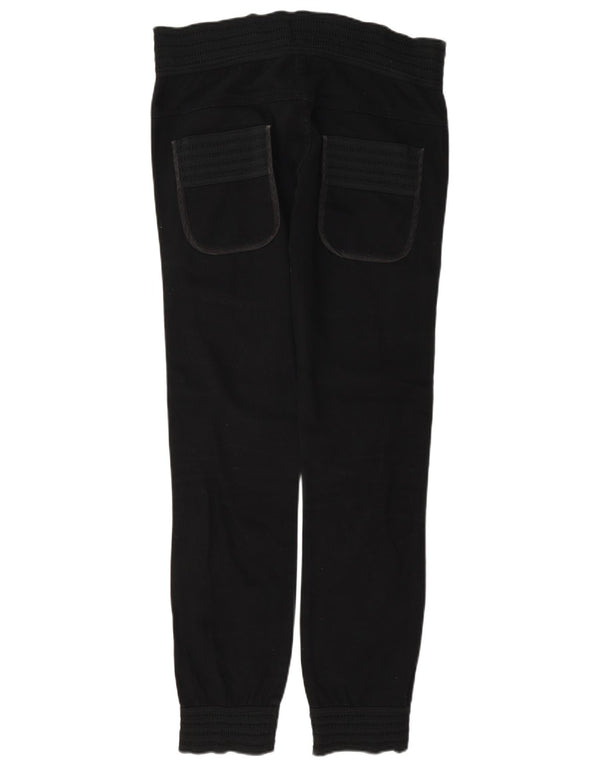 Diesel Womens Joggers Chino Trousers W27 L32 Black Cotton