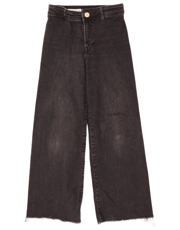Zara Piger Jeans med brede ben 11-12 år W26 L26 Grå Bomuld