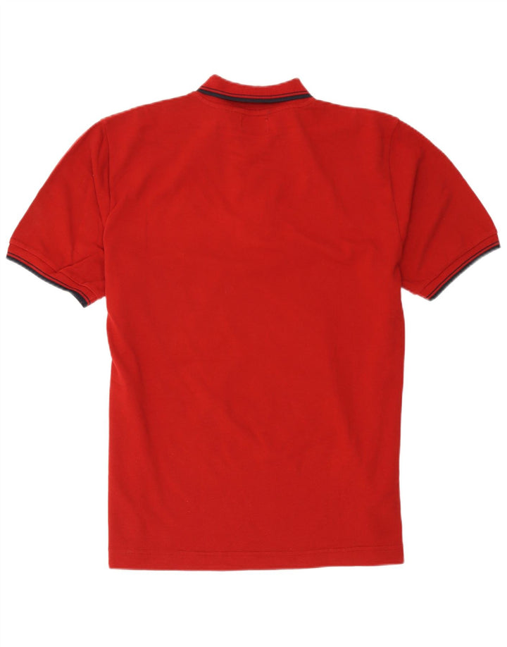 Kappa Mens Polo Shirt Large Red Cotton