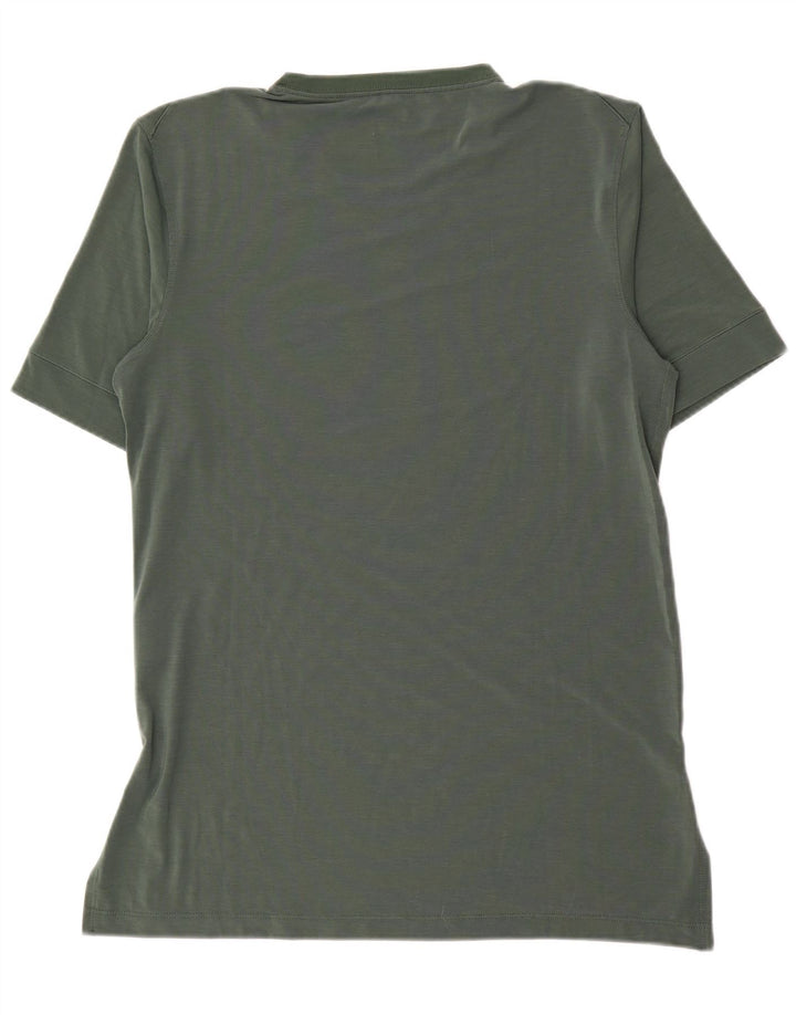 Nike herre Dri Fit T-shirt top mellemgrøn polyester
