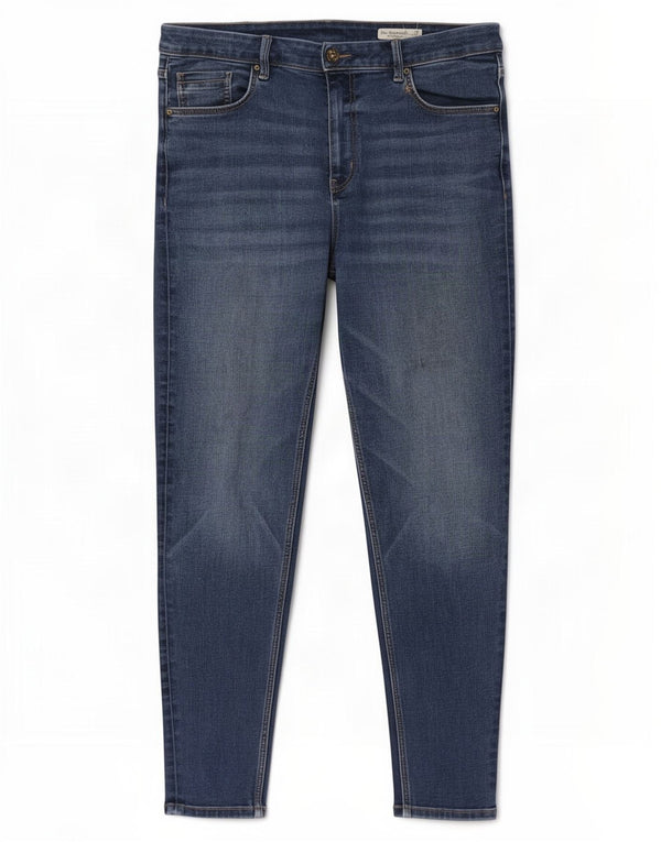 Marks & Spencer Damen Ivy Skinny Jeans UK 20 2XL W38 L28 Blaue Baumwolle
