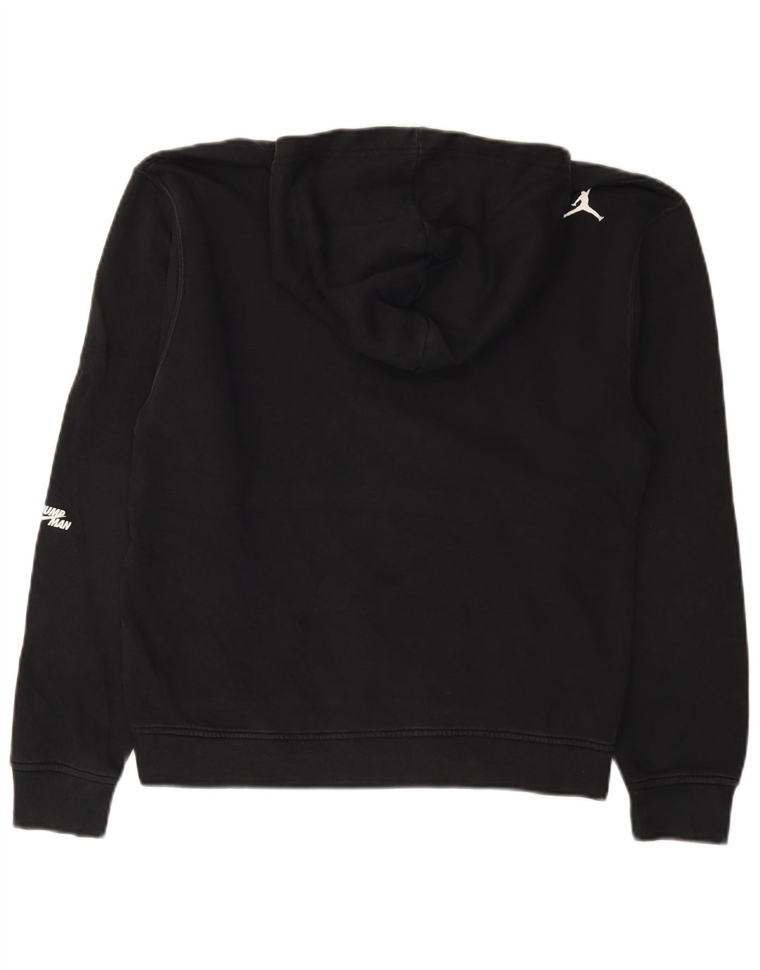 Jordan Mens Graphic Hoodie Jumper Small Black Cotton
