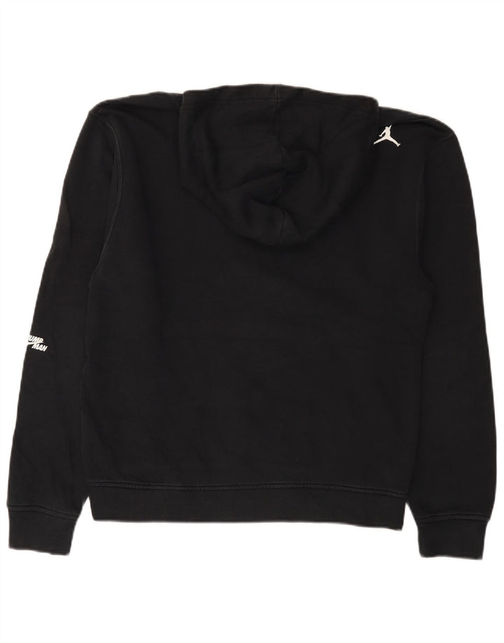 Jordan Mens Graphic Hoodie Jumper Small Black Cotton