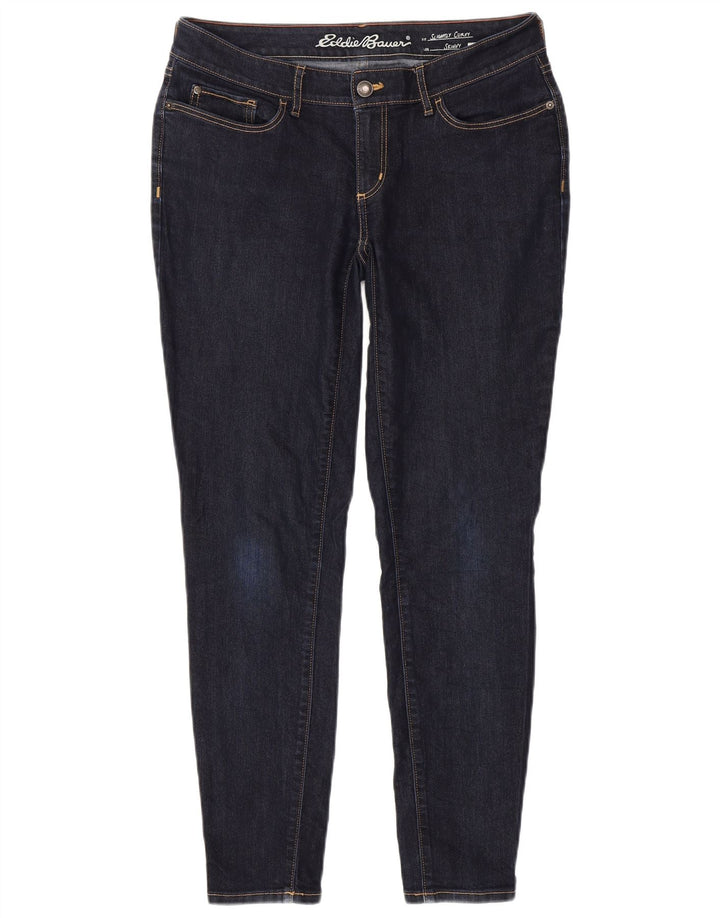 Eddie Bauer Womens Skinny Jeans US 6 Medium W32 L29 Navy Blue