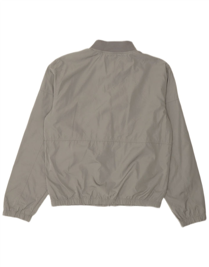 Marks & Spencer Herren Bomberjacke UK 38 Mittelgraues Polyester