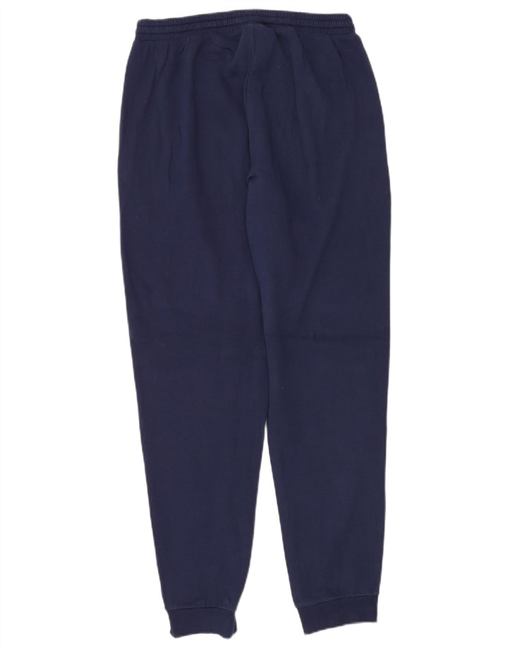 ADIDAS Mens Tracksuit Trousers Joggers Medium Navy Blue Cotton