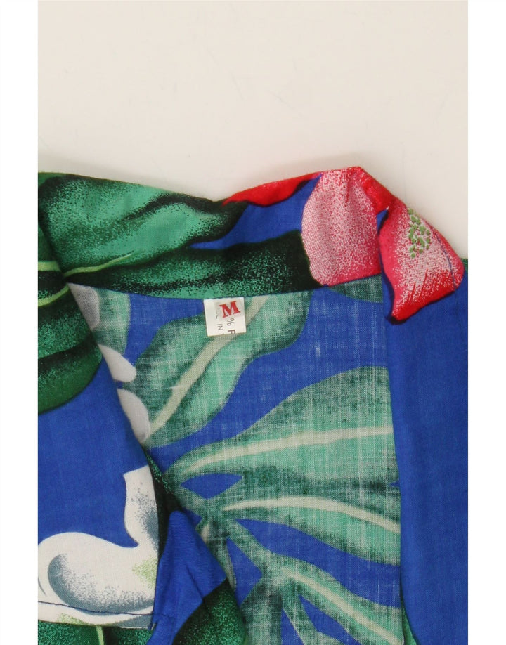 VINTAGE Womens Short Sleeve Blazer Jacket UK 14 Medium Multicoloured Vintage Vintage and Second-Hand Vintage from Messina Hembry 