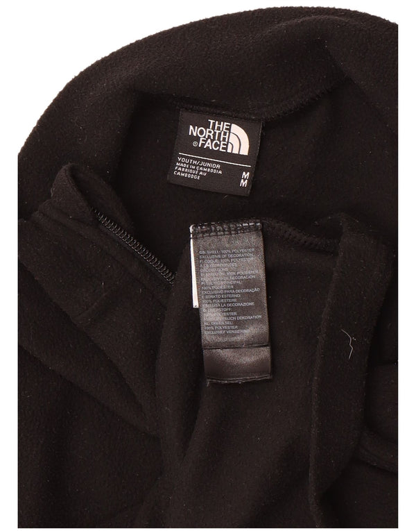 The North Face Boys 1/4 lynlås fleecetrøje 10-11 år Medium Sort
