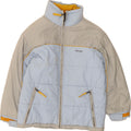 THINK PINK Boys Ski Jacket 11-12 Years Blue Colourblock Polyamide Sports Vintage Think Pink and Second-Hand Think Pink from Messina Hembry 