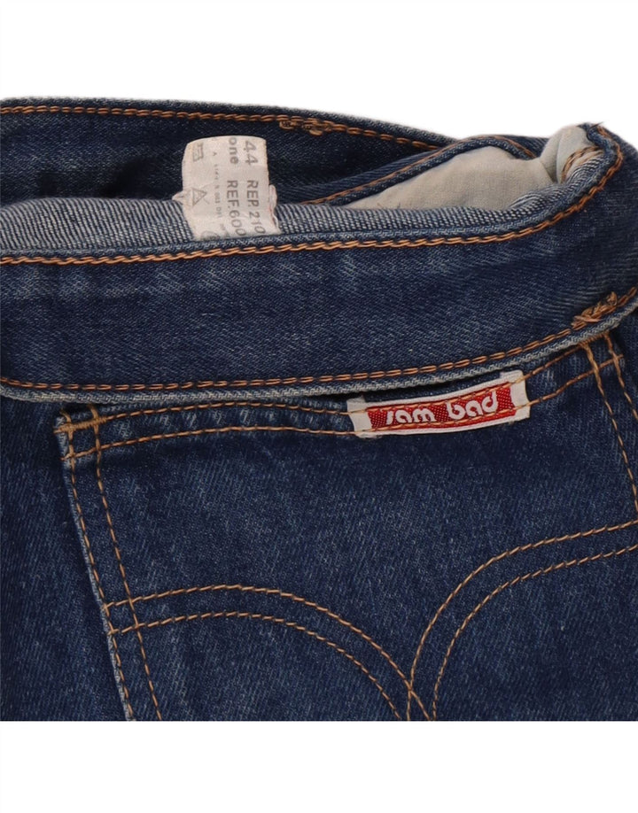 VINTAGE Womens Straight Jeans IT 44 Medium W28 L34 Blue Cotton Vintage Vintage and Second-Hand Vintage from Messina Hembry 