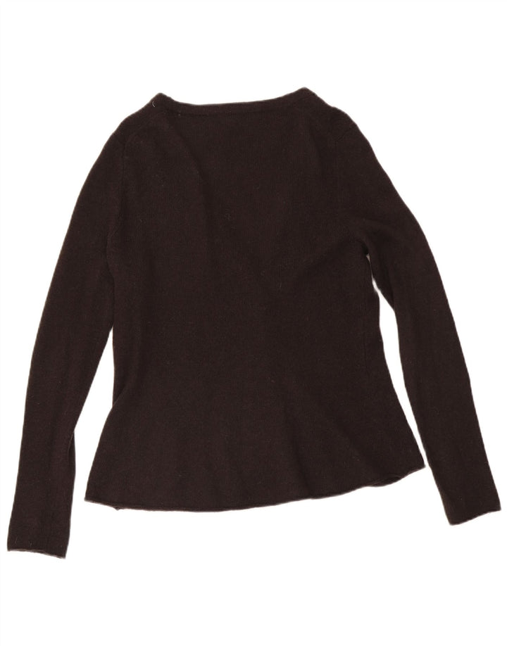 Hobbs Cardigan pour femme en laine d'agneau marron moyen UK 44