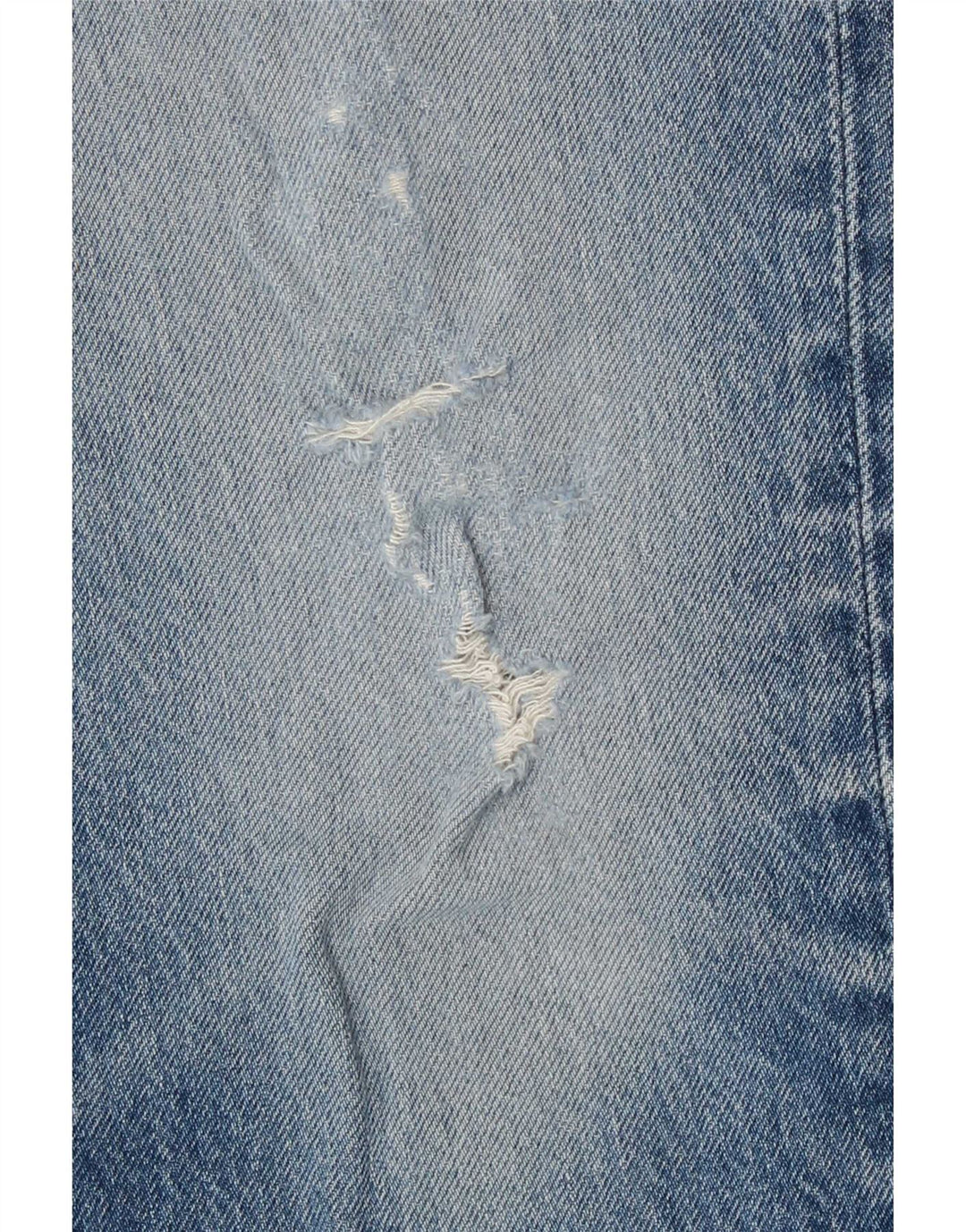 Levi's Herren Distressed Straight Jeans W32 L30 Blaue Baumwolle