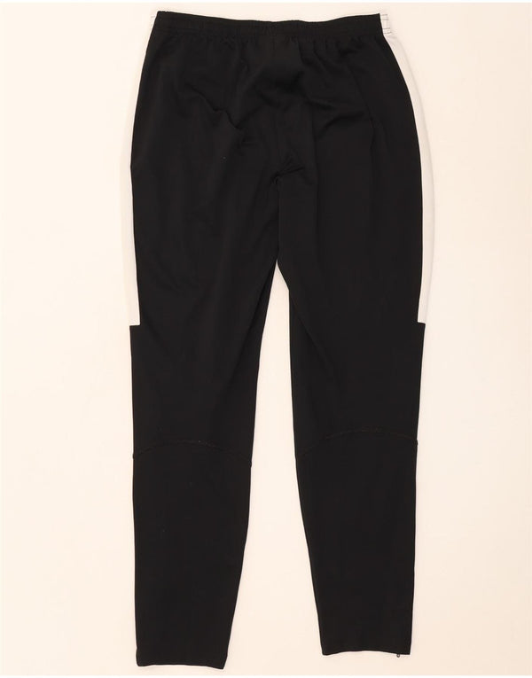 Nike Mens Dri Fit Tracksuit Trousers Medium Black Colourblock Polyester