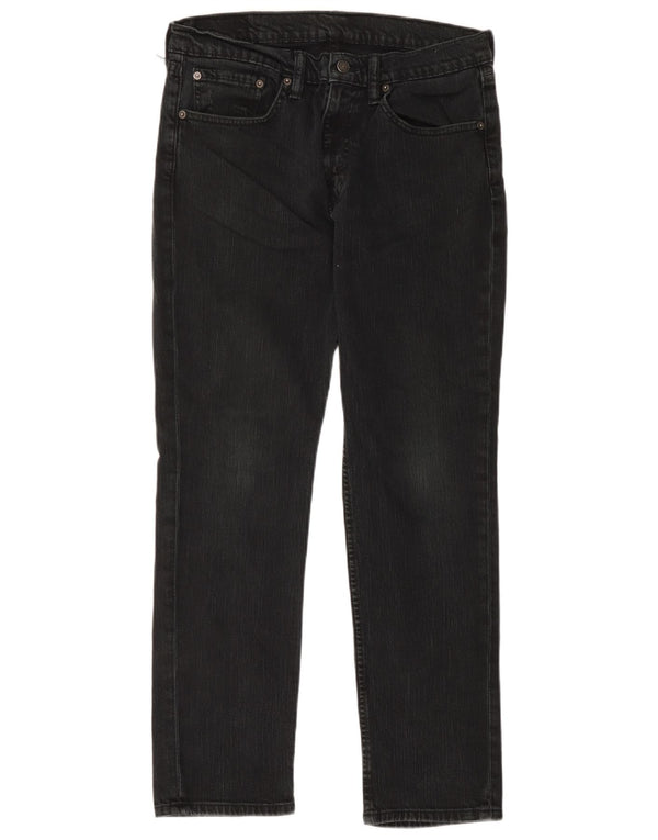 Мужские прямые джинсы Levi's W34 L30, черный хлопок
