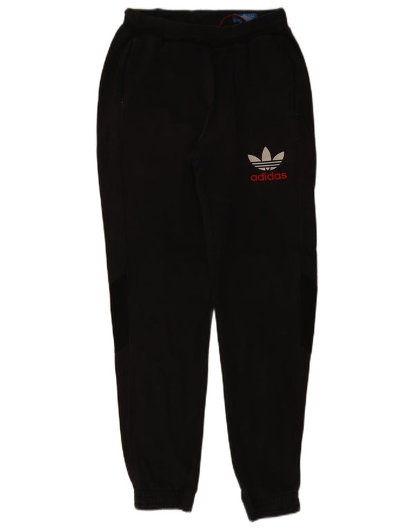 Adidas Męskie Spodnie Dresowe Joggery Małe Czarne Bawełniane