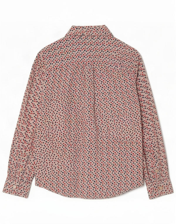 Crew Clothing Womens Boyfriend Shirt UK 10 Small Multicoloured Spotted