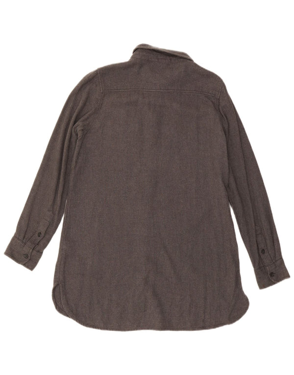 Abito camicia da donna Fat Face UK 10 piccolo cotone grigio