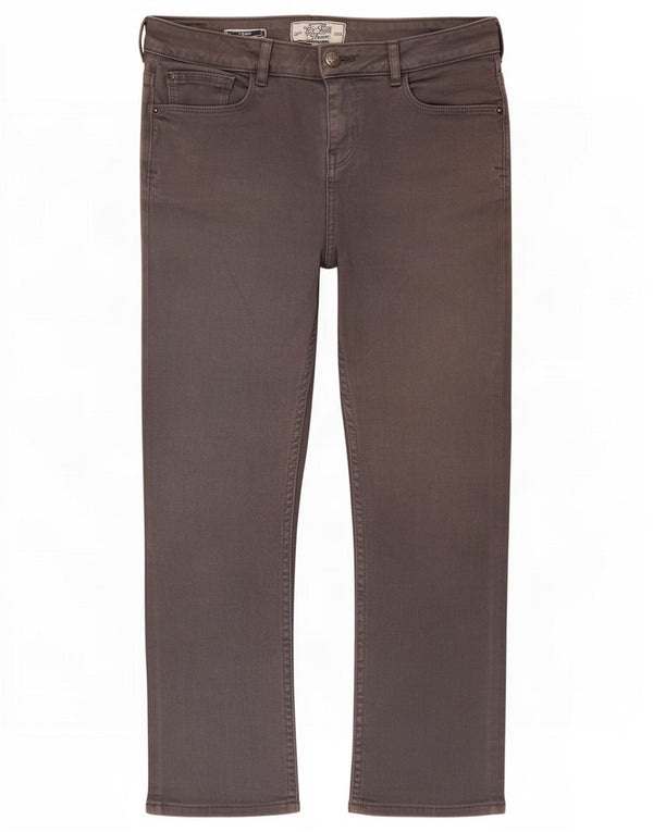 Fat Face Jean court pour femme UK 8 Small W30 L23 Gris Coton