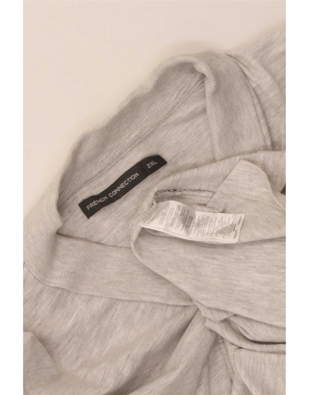 French Connection Polo Shirt til mænd 2XL Grå Bomuld