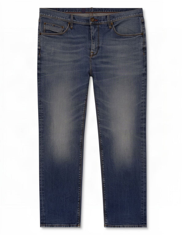 Jeans dritti Denton da uomo Tommy Hilfiger W38 L30 cotone blu