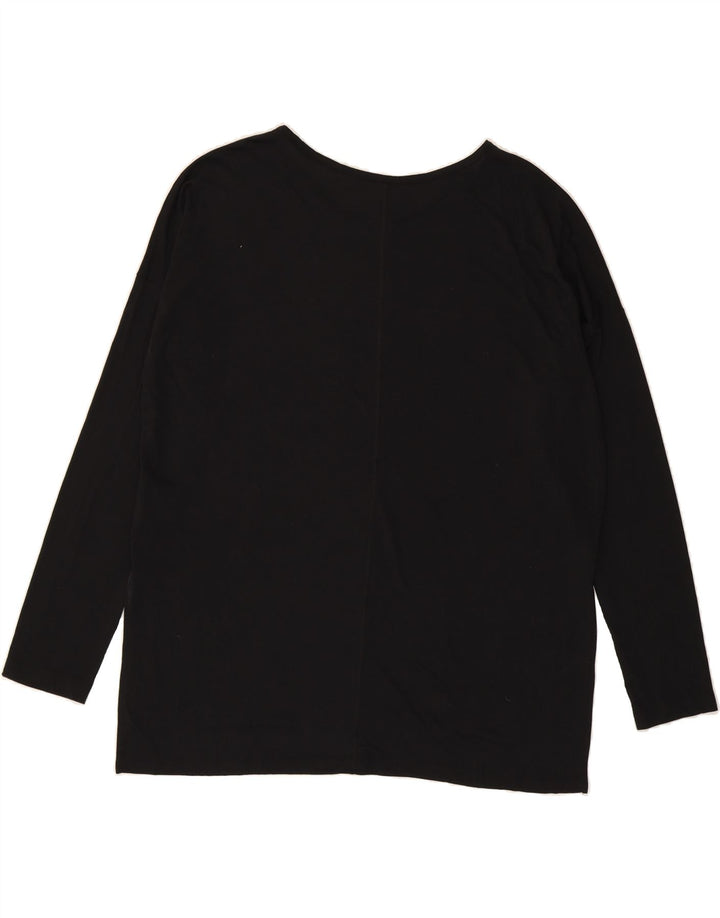 NIKE Womens Dri Fit Top Long Sleeve UK 18 XL Black Polyester Vintage Nike and Second-Hand Nike from Messina Hembry 