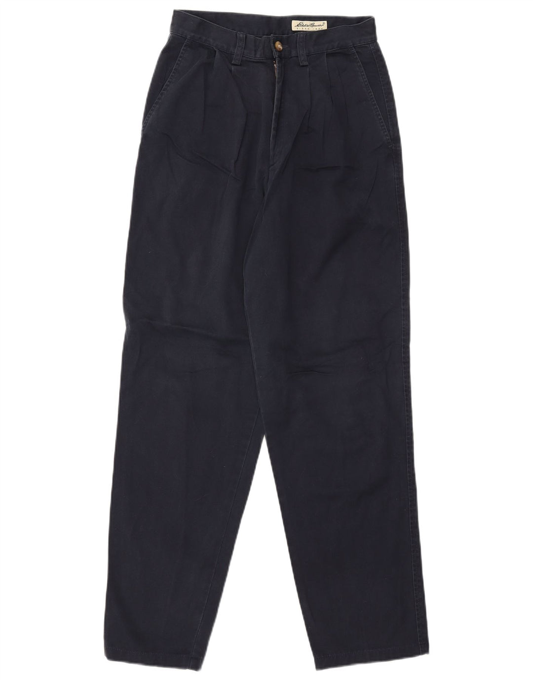 EDDIE BAUER Womens Pegged Chino Trousers US 6 Medium W26 L29 Navy Blue